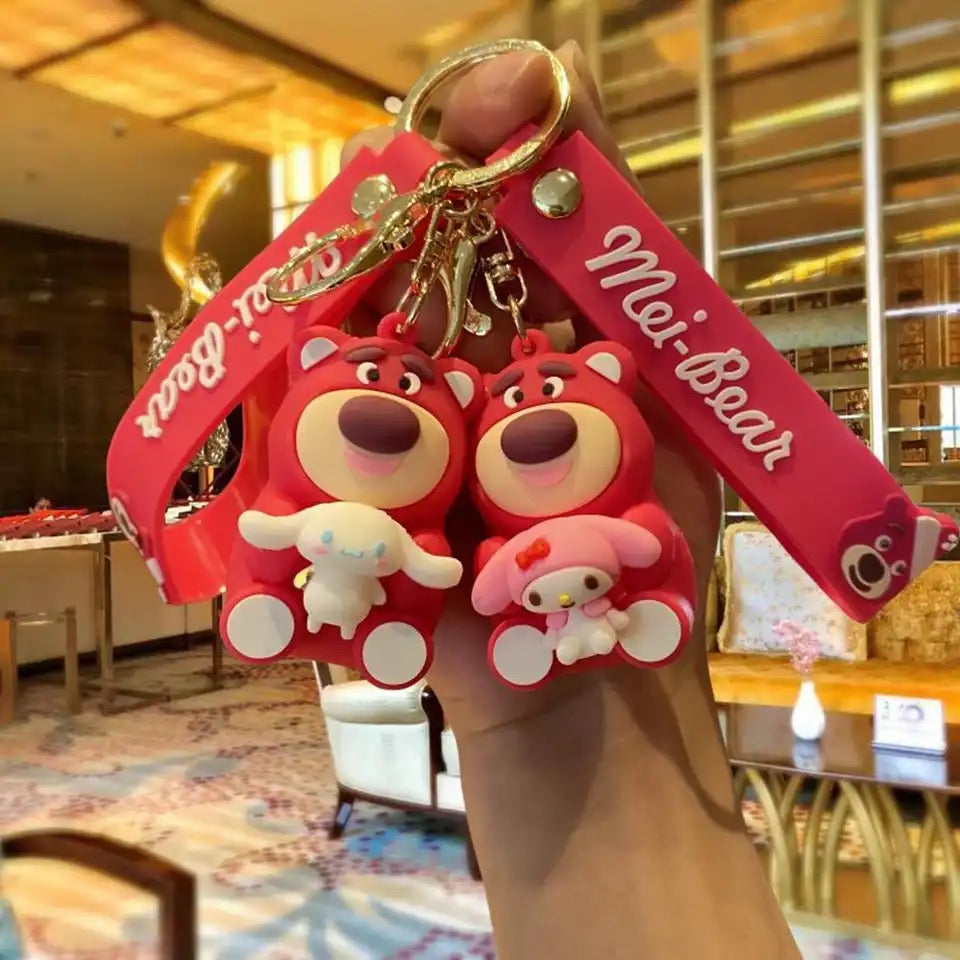 Gadgetshor Cute 3D Key Chain Lotso Series