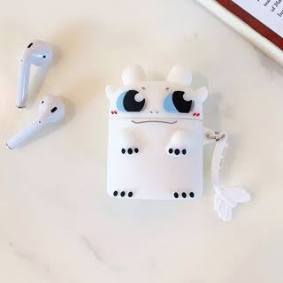 Gadgetshor 3D Silicone Airpods Case Toothless Dragon Series