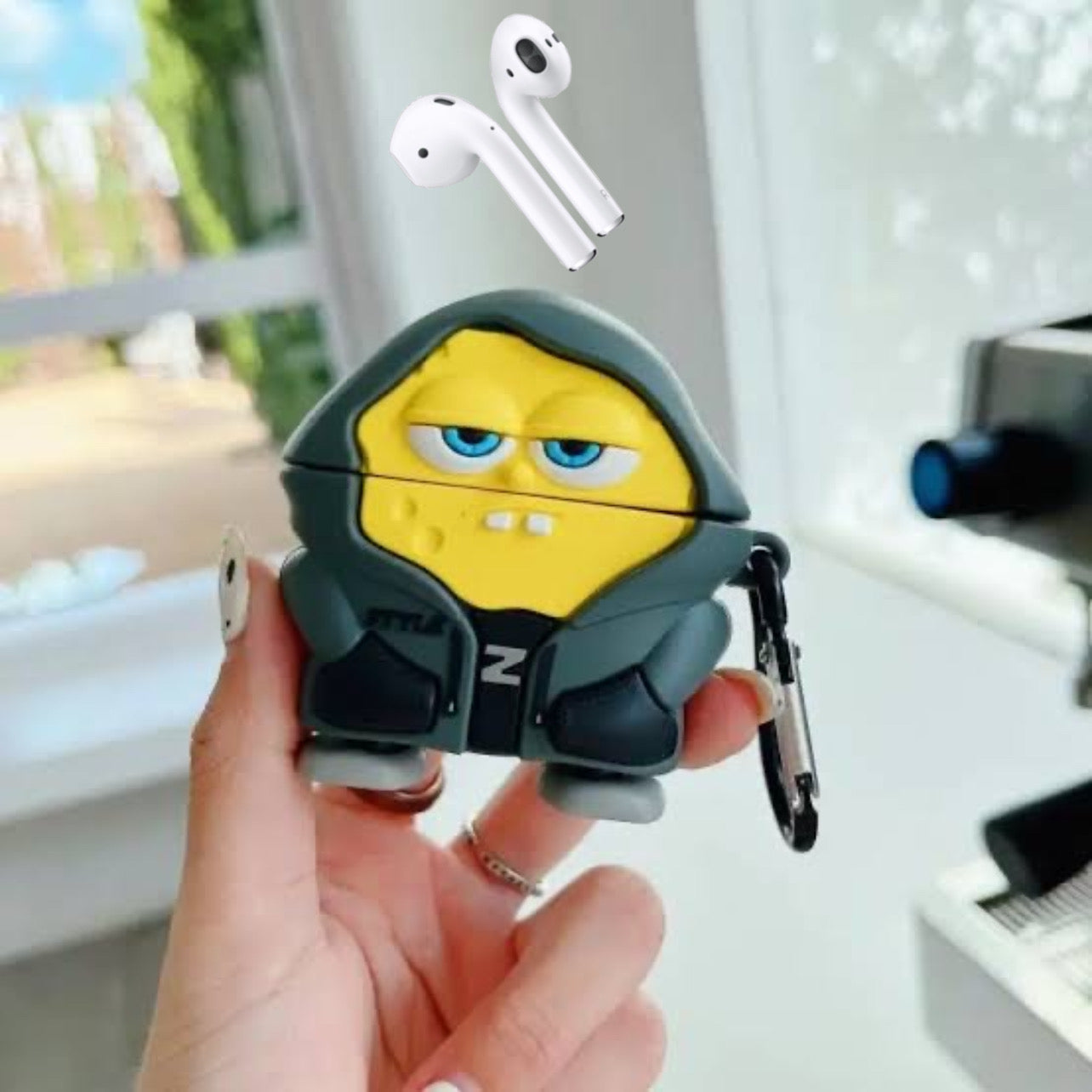 Gadgetshor 3D Silicone Patrik & Sponge-Bob AirPods Cases Series