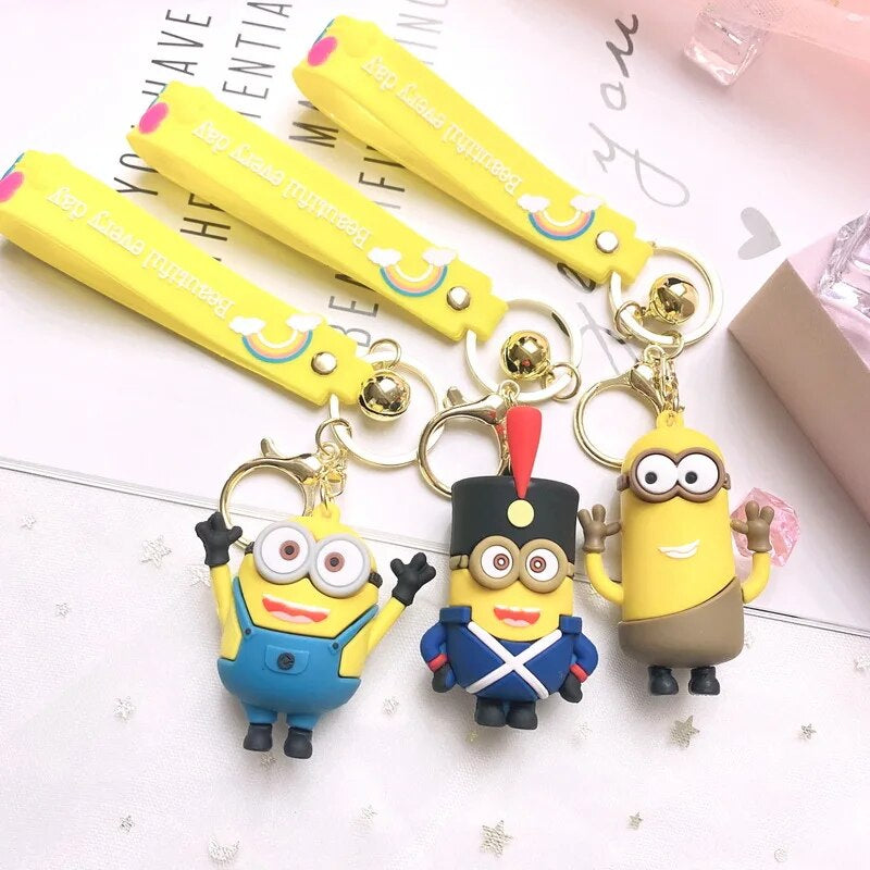 Gadgetshor Cute 3D Key Chain Minion