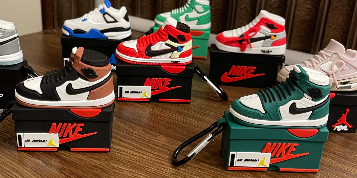 Gadgetshor 3D Silicone Airpods Jordan Shoe Box Case Series for AirPods Pro 1st & 2nd Generation