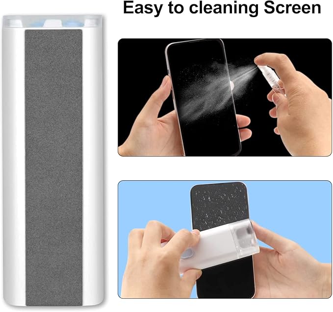 Gadgetshor 7-in-1 Multifunctional Electronic Cleaner Kit | Keyboard Cleaner Brush, Earbuds Cleaning Pen, Laptop & Phone Screen Cleaner, Key Puller, and Spray Bottle | Complete Cleaning Set for Electronics
