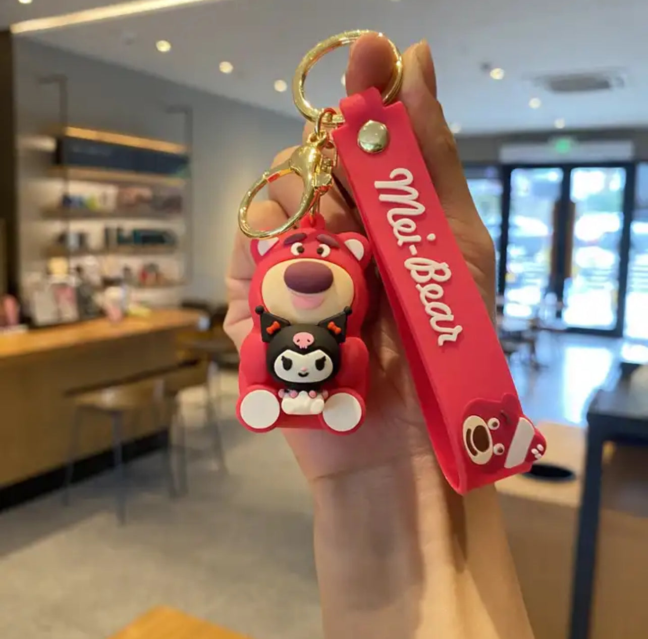 Gadgetshor Cute 3D Key Chain Lotso Series