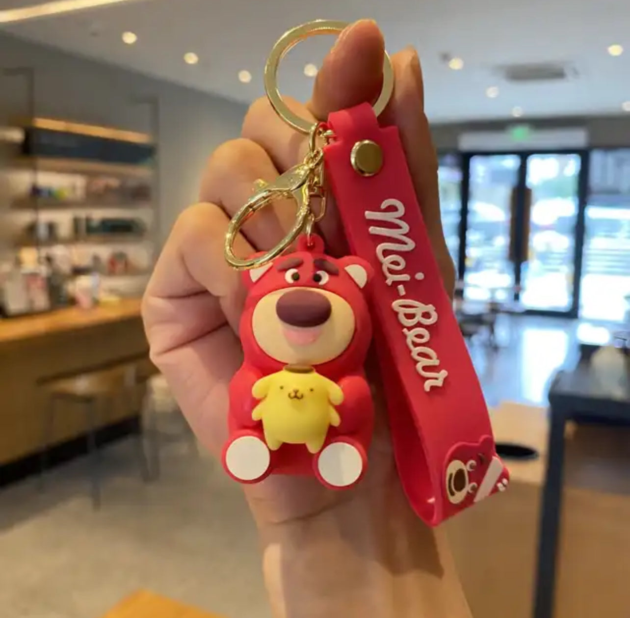 Gadgetshor Cute 3D Key Chain Lotso Series