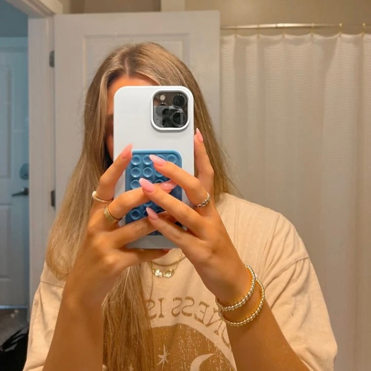 Gadgetshor Sticky Phone Stand Silicone Suction Phone Case Mount, Content Creator Essentials for Videos