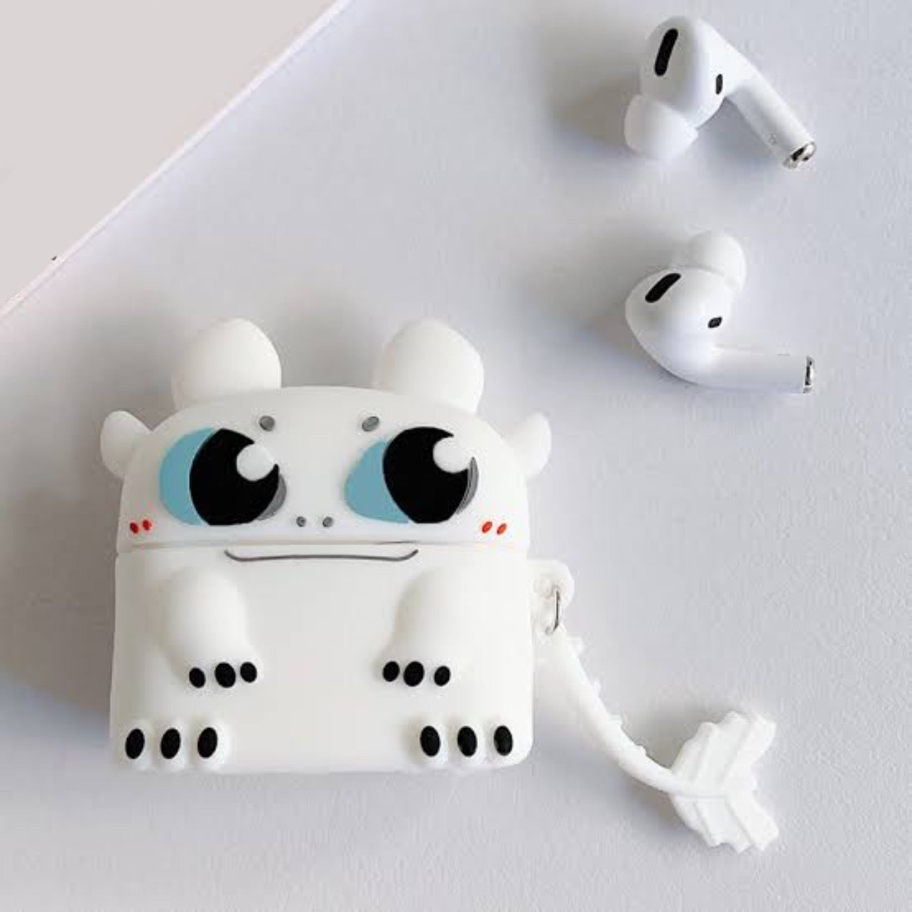 Gadgetshor 3D Silicone Airpods Case Toothless Dragon Series