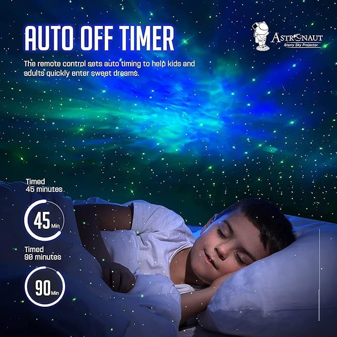 Gadgetshor Adjustable Galaxy Space Projector Light with Remote Control Spaceman Night Light Suitable for Gaming Room, Home Theater, Kids Bedroom