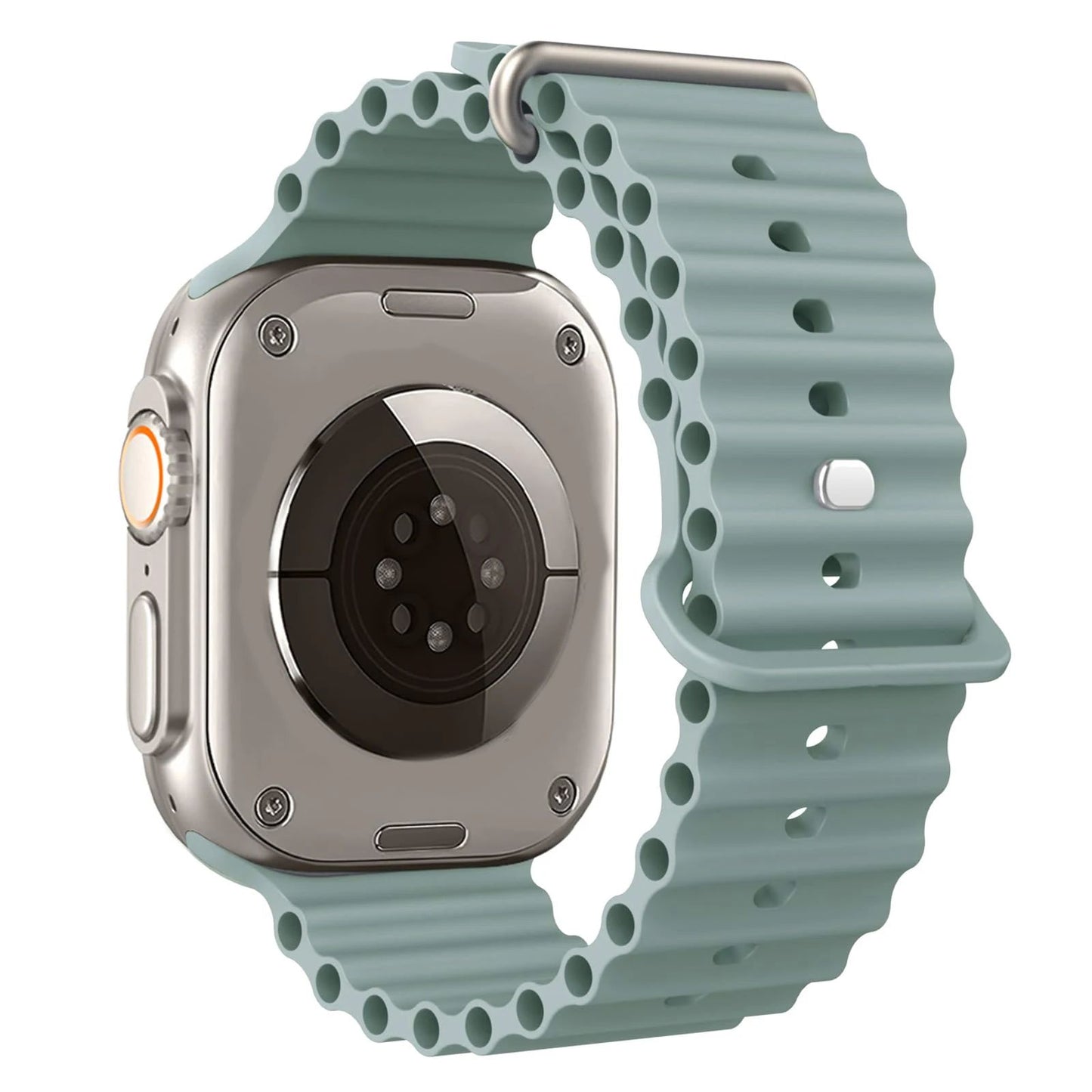 Gadgetshor Silicone Ocean Band Compatible with Apple Watch All Series (Watch Not Included)