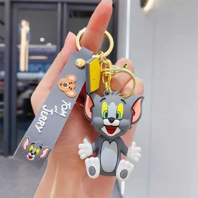 Gadgetshor Cute 3D Key Chain Tom & Jerry