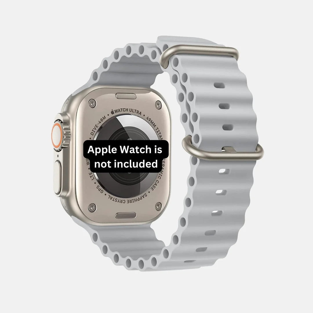 Gadgetshor Silicone Ocean Band Compatible with Apple Watch All Series (Watch Not Included)