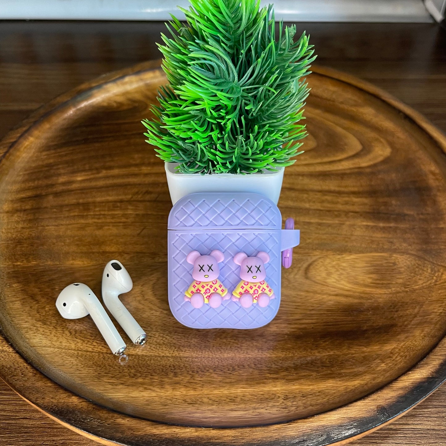 Gadgetshor 3D Silicone Dead Bear Airpods Case Series