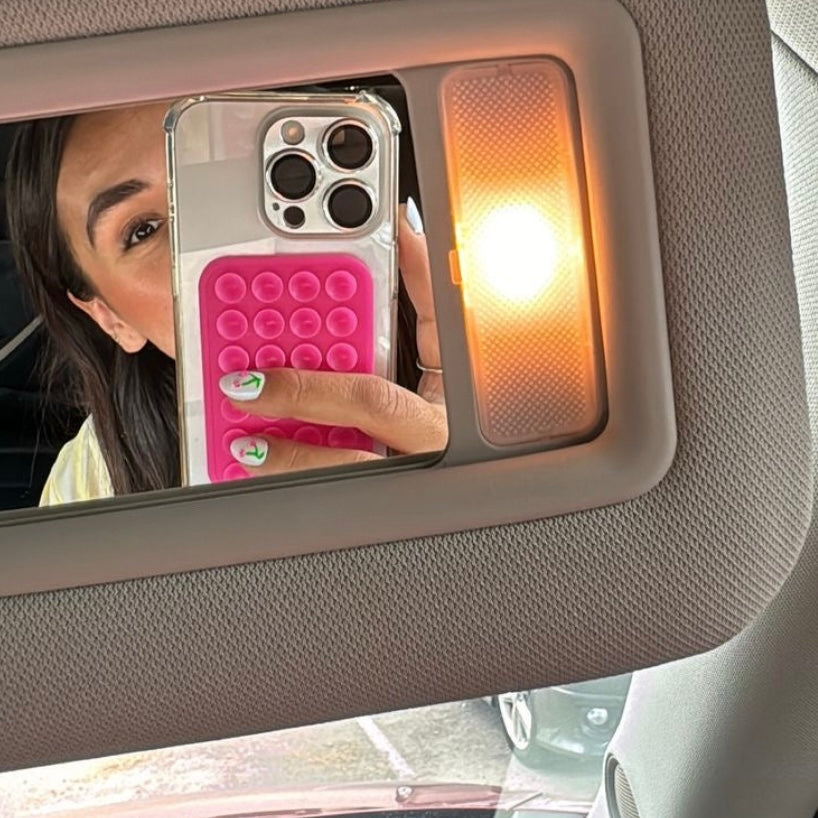 Gadgetshor Sticky Phone Stand Silicone Suction Phone Case Mount, Content Creator Essentials for Videos