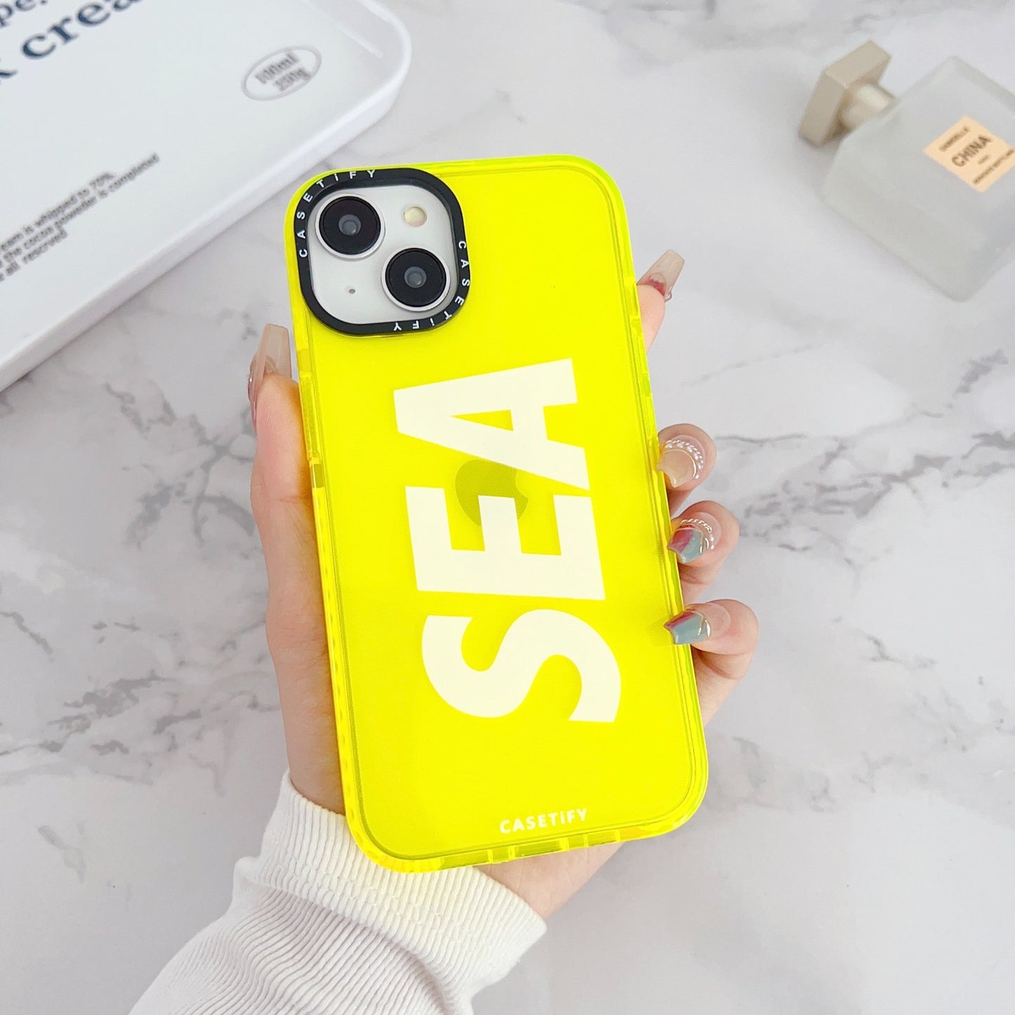 Gadgetshor Silicone Sea Back Case For iPhone