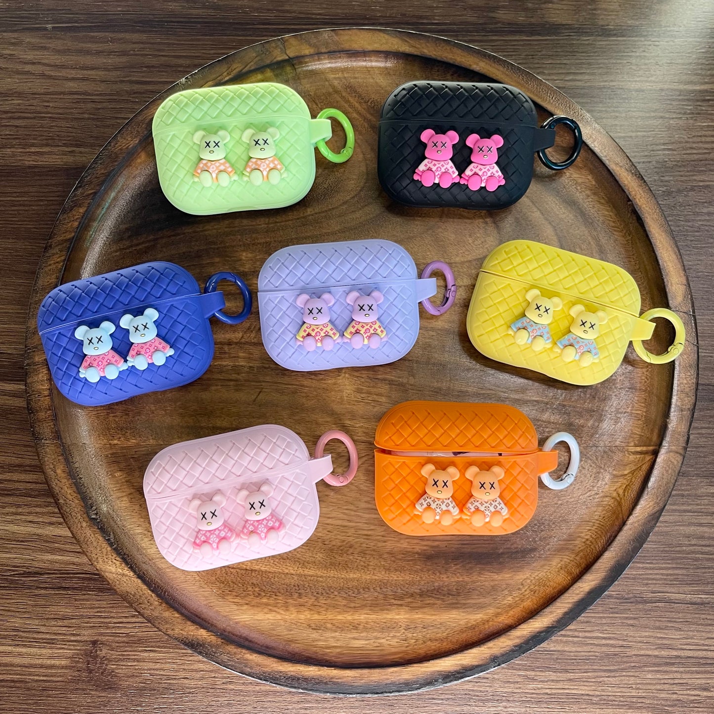 Gadgetshor 3D Silicone Dead Bear Airpods Case Series