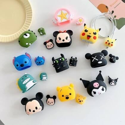 Gadgetshor Silicone 3D Cover Compatible with 18w & 20w Charging Adapter