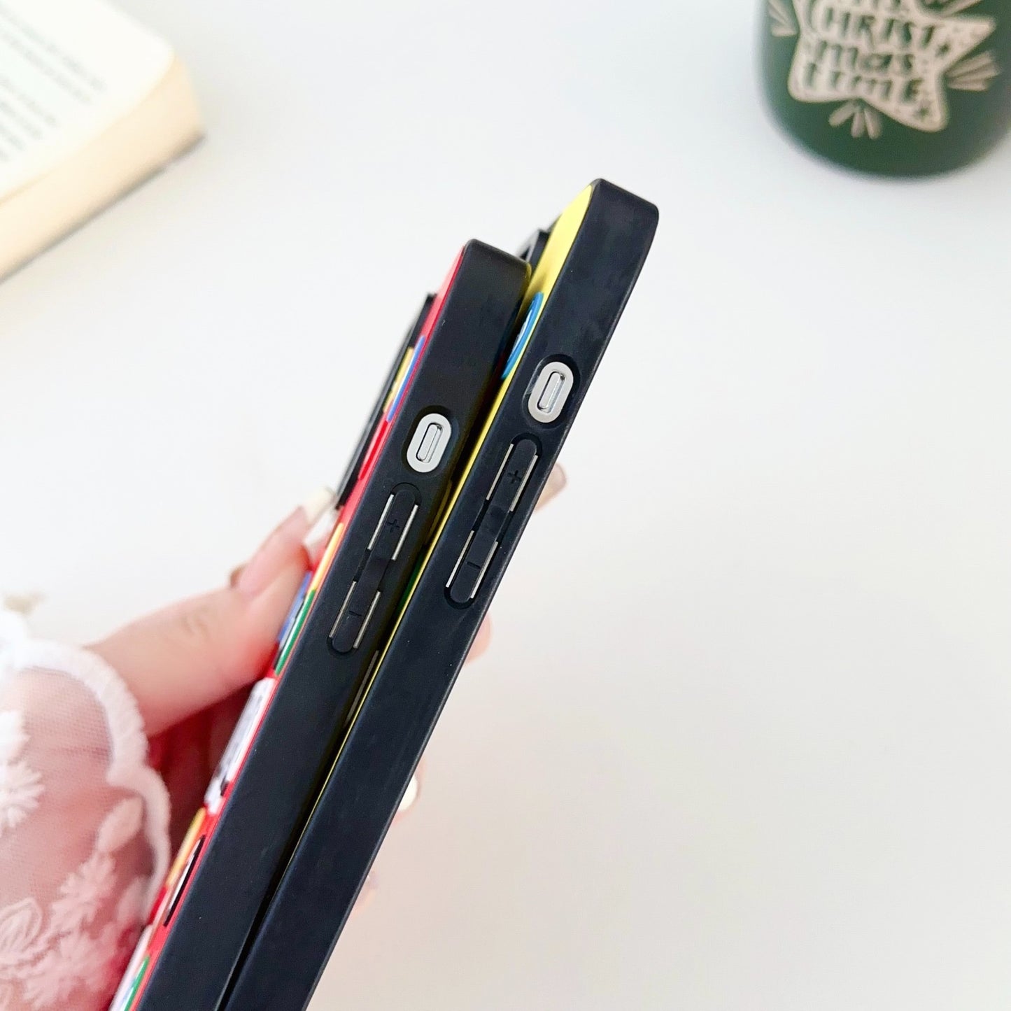 Gadgetshor 3D Silicone Zig Zac Series Back Case for iPhone