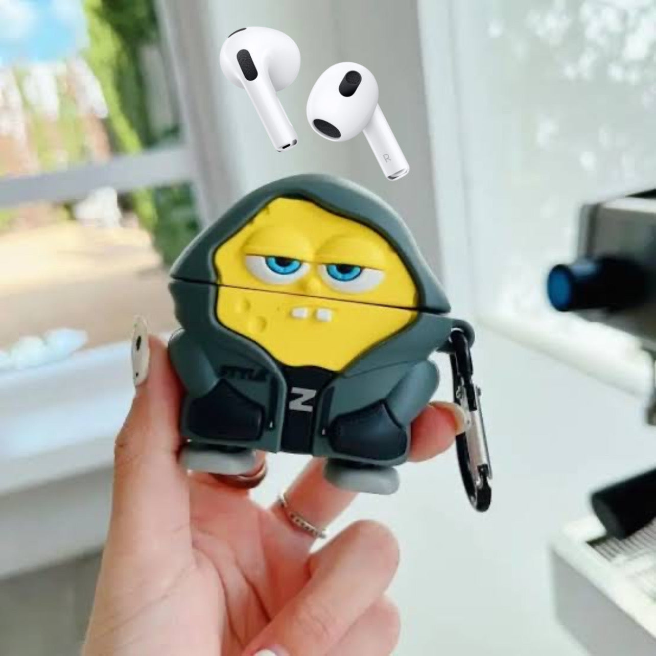Gadgetshor 3D Silicone Patrik & Sponge-Bob AirPods Cases Series