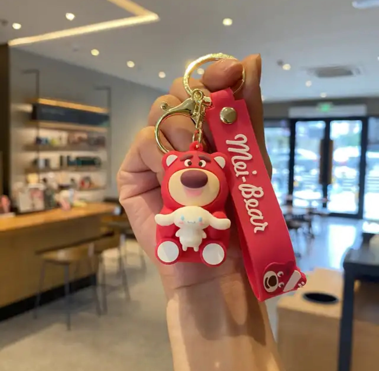 Gadgetshor Cute 3D Key Chain Lotso Series