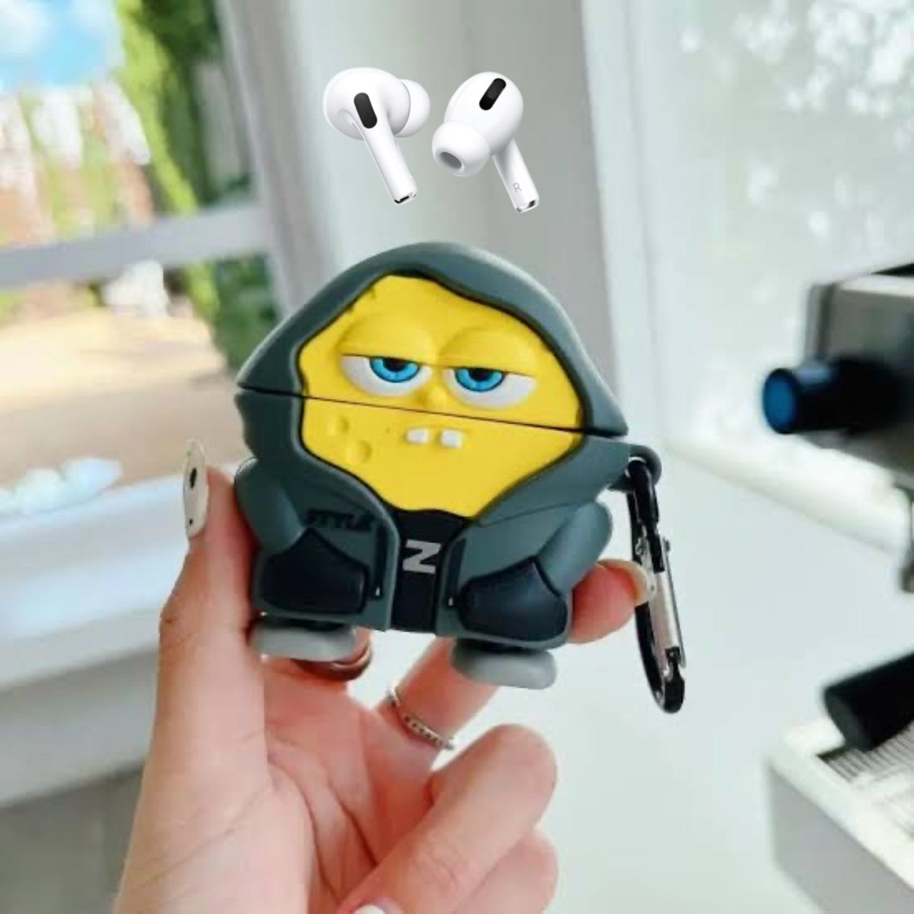Gadgetshor 3D Silicone Patrik & Sponge-Bob AirPods Cases Series