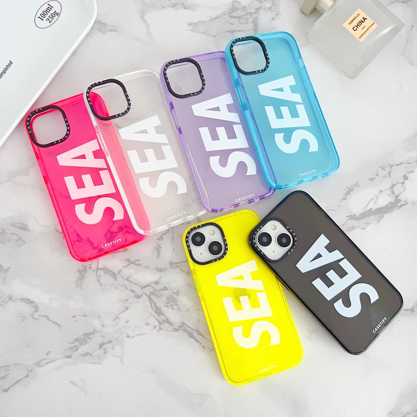 Gadgetshor Silicone Sea Back Case For iPhone