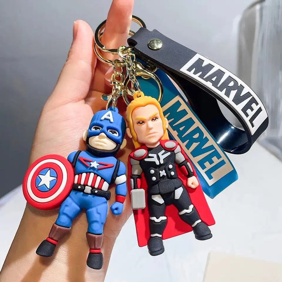 Gadgetshor Cute 3D Key Chain Superheroes