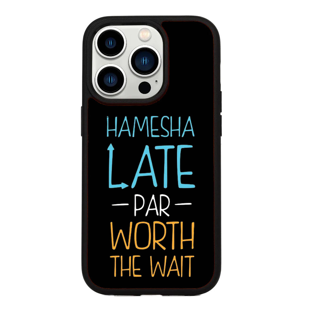 Gadgetshor Funky Quote Series iPhone Back Glass Case