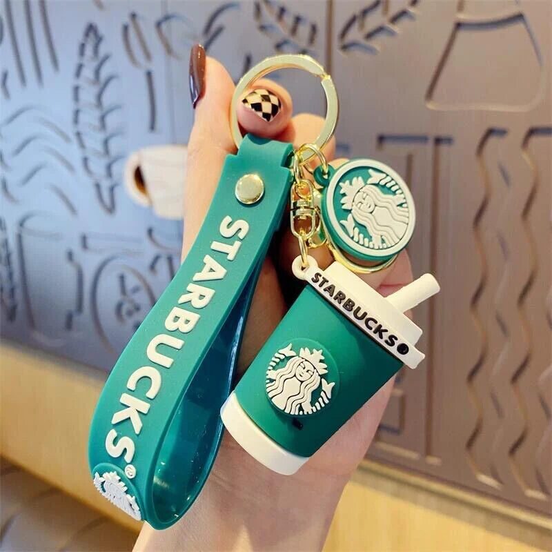 Gadgetshor Cute 3D Key Chain Starbucks