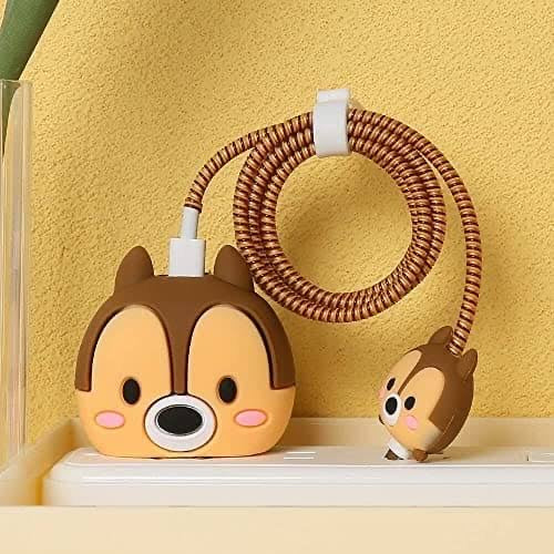 Gadgetshor Silicone 3D Cover Compatible with 18w & 20w Charging Adapter