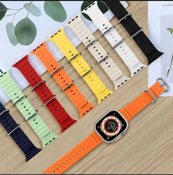 Gadgetshor Silicone Ocean Band Compatible with Apple Watch All Series (Watch Not Included)