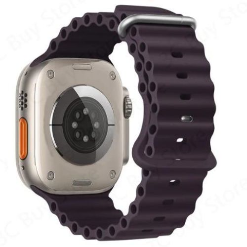 Gadgetshor Silicone Ocean Band Compatible with Apple Watch All Series (Watch Not Included)