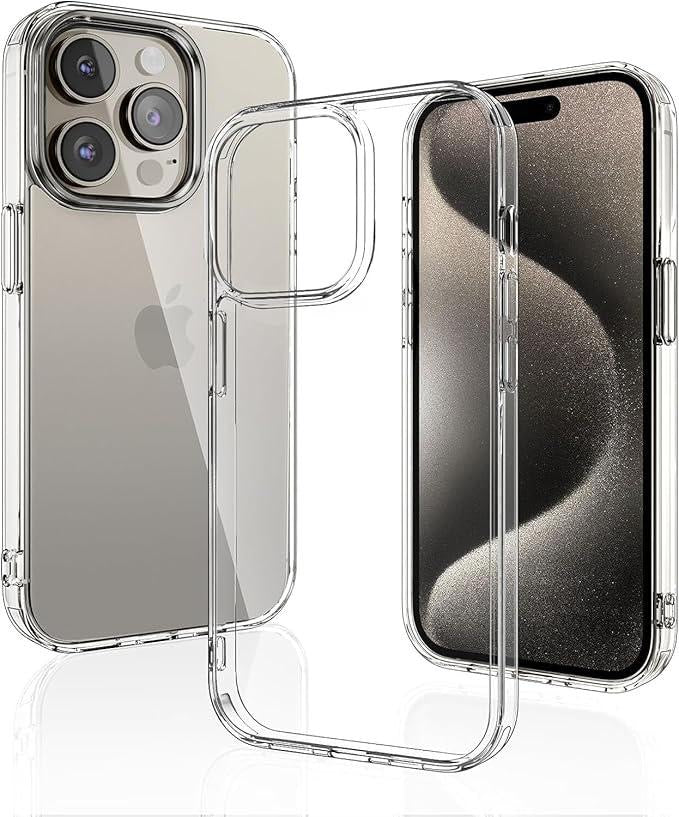 Gadgetshor Clear Transparent Back Case For iPhone