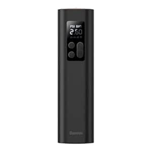 Gadgetshor Baseus Mini Car Compressor Air Pump Tyre Inflator Portable for Cigarette Lighter Socket Black