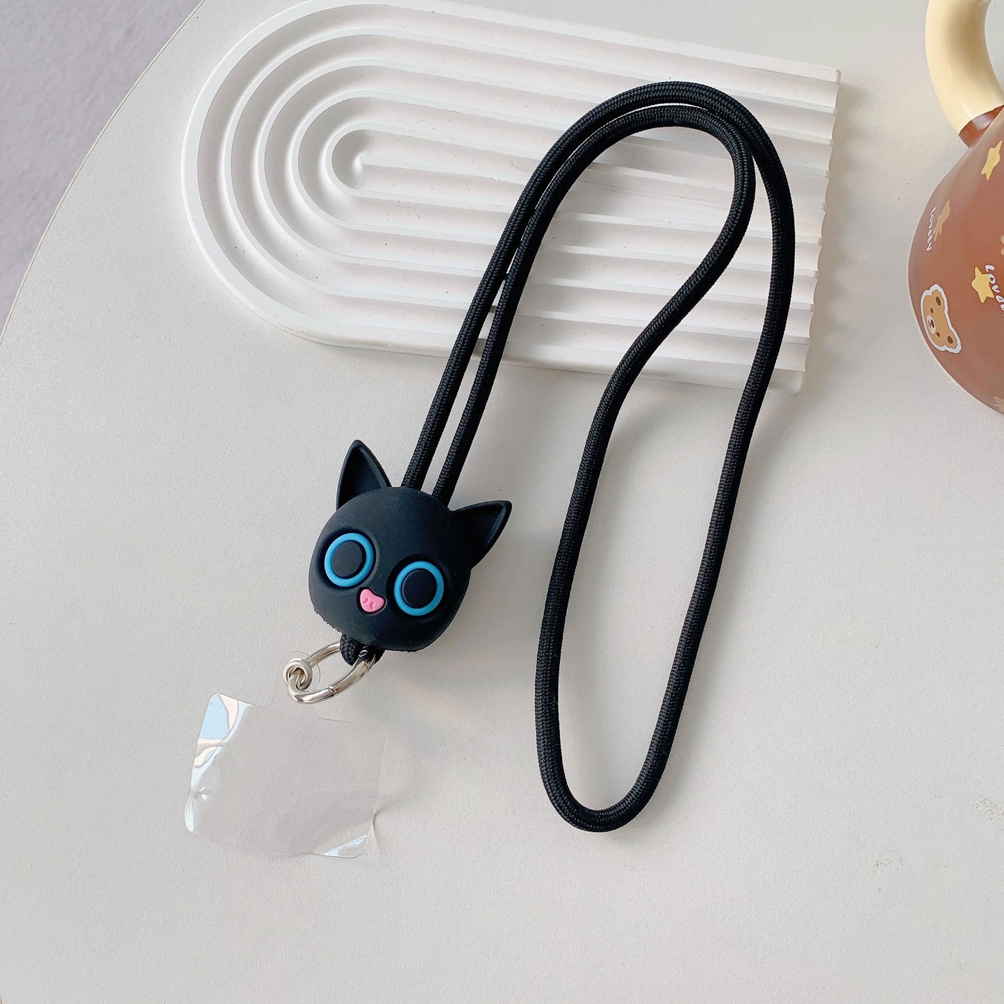 Gadgetshor 3D Cute Cartoon Crossbody Mobile Phone Lanyard - Adorable and Functional Hands-Free Accessory