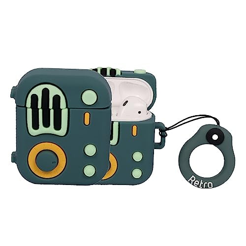 Gadgetshor 3D Silicone Airpods Case Radio Series