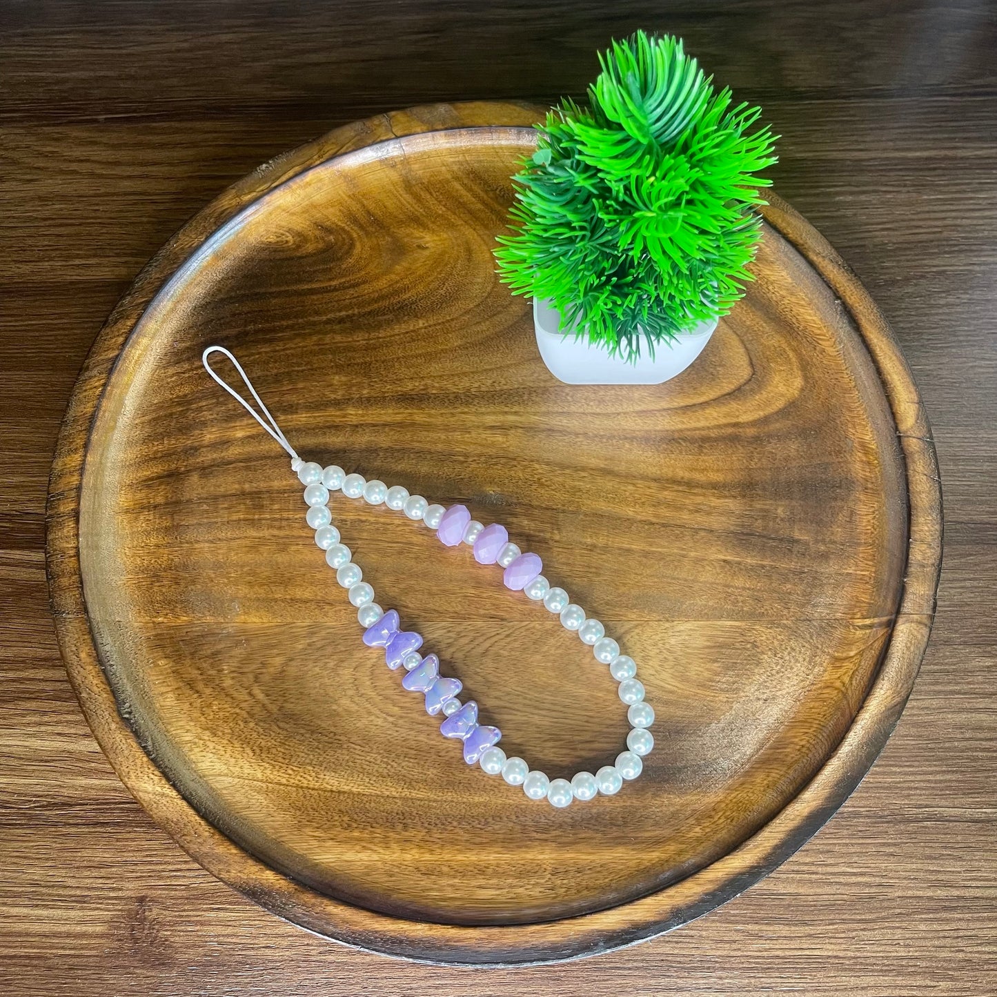Gadgetshor Elegant Beaded Mobile Phone Charms