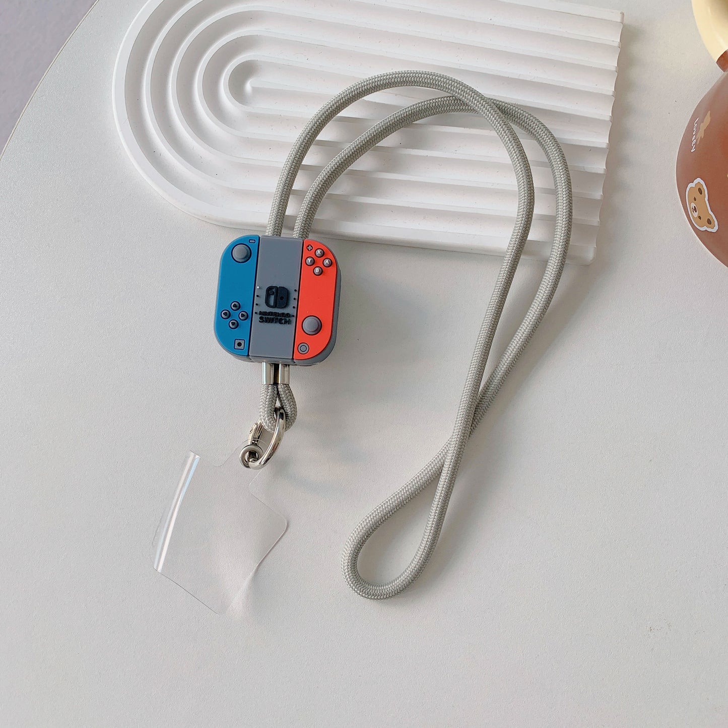 Gadgetshor 3D Cute Cartoon Crossbody Mobile Phone Lanyard - Adorable and Functional Hands-Free Accessory