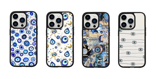 Gadgetshor Evil Eye Series iPhone Back Glass Case
