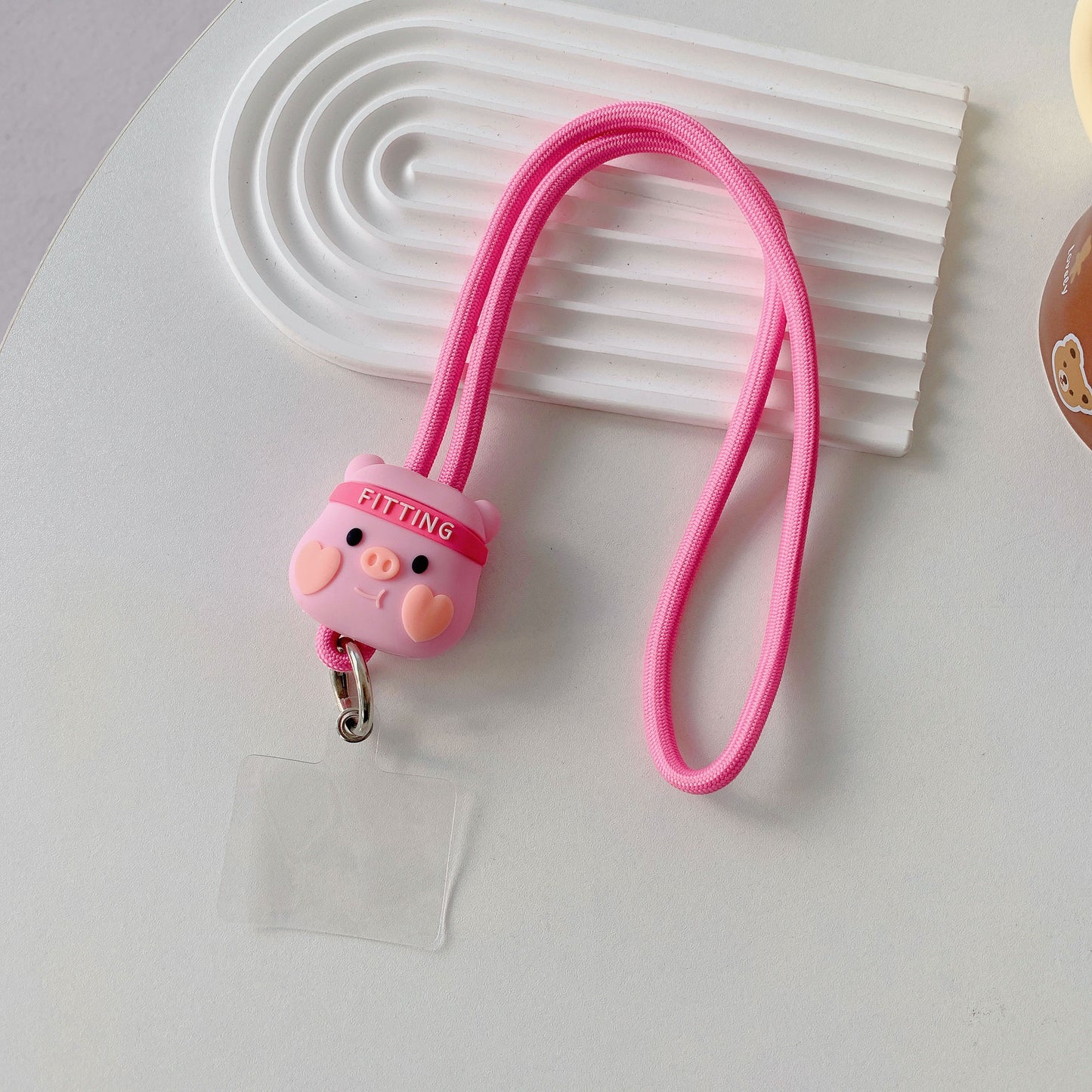 Gadgetshor 3D Cute Cartoon Crossbody Mobile Phone Lanyard - Adorable and Functional Hands-Free Accessory