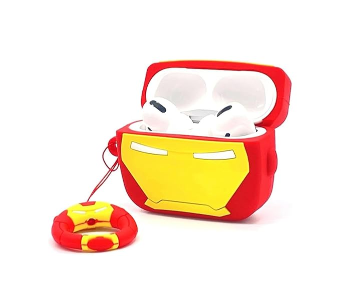 Gadgetshor 3D Silicone Airpods Case Marvel Series