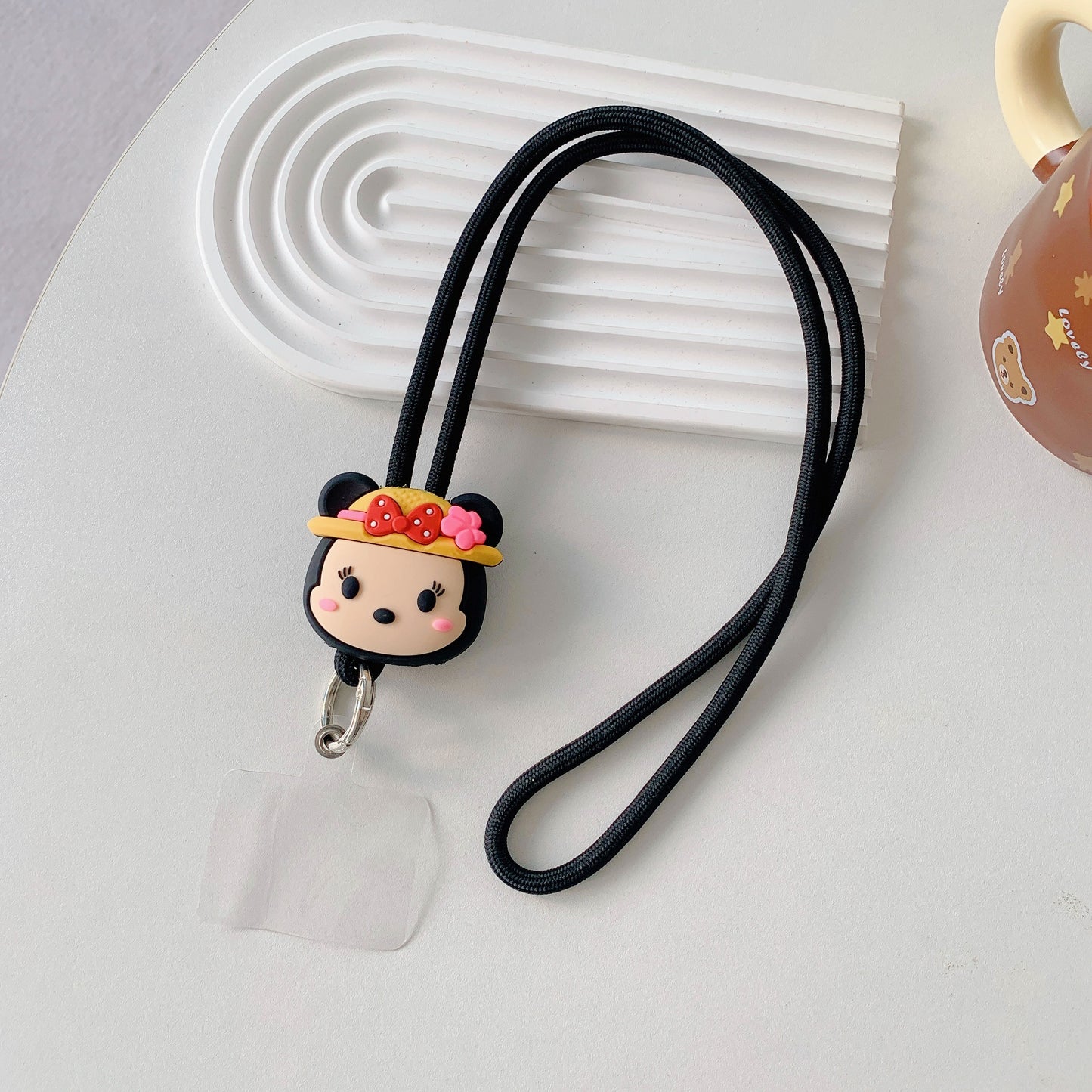 Gadgetshor 3D Cute Cartoon Crossbody Mobile Phone Lanyard - Adorable and Functional Hands-Free Accessory
