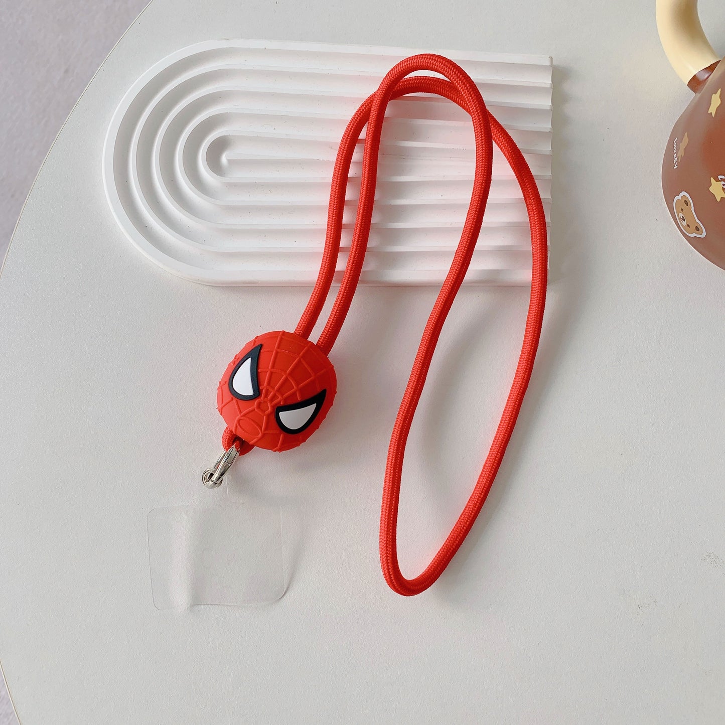 Gadgetshor 3D Cute Cartoon Crossbody Mobile Phone Lanyard - Adorable and Functional Hands-Free Accessory
