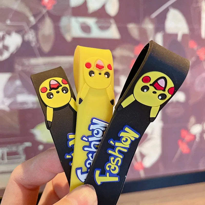 Gadgetshor Cute 3D Key Chain Pikachu Family
