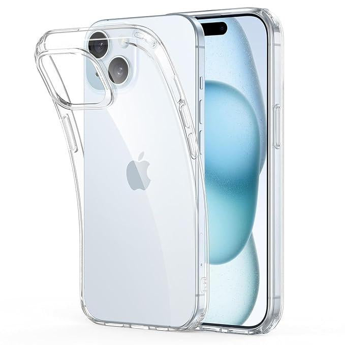 Gadgetshor Clear Transparent Back Case For iPhone