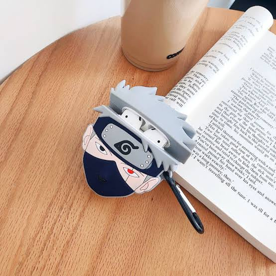 Gadgetshor 3D Silicone Airpods Case Kakashi Series
