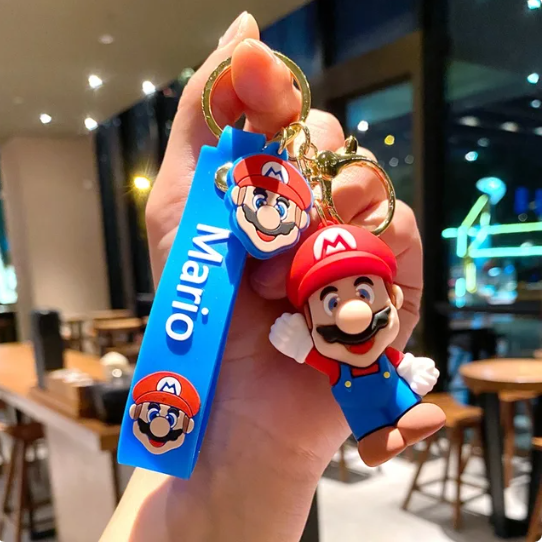Gadgetshor Cute 3D Key Chain Mario