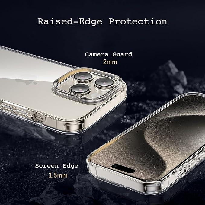 Gadgetshor Clear Transparent Back Case For iPhone