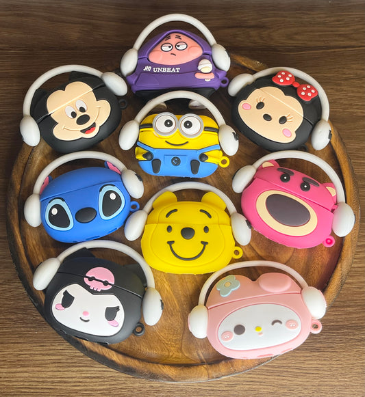 Gadgetshor 3D Silicone Airpods Headphone Case Series