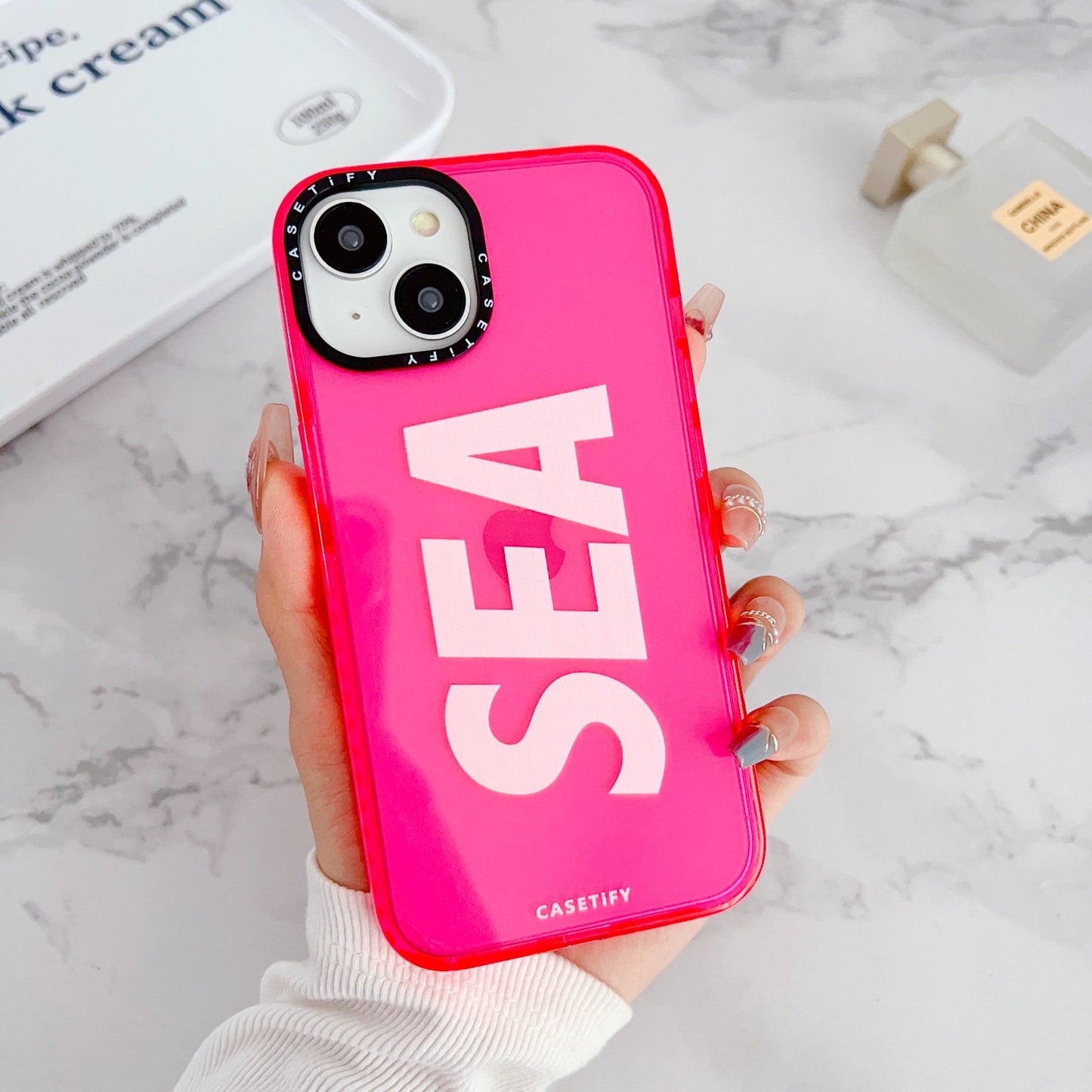 Gadgetshor Silicone Sea Back Case For iPhone