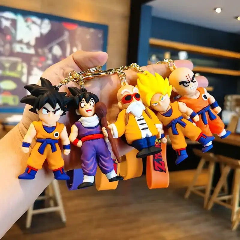 Gadgetshor Cute 3D Key Chain Dragon Ball Z Edition