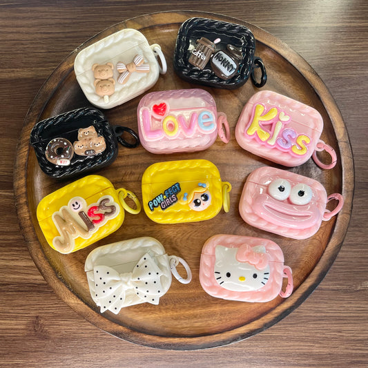 Gadgetshor 3D Plastic Airpods Case Series
